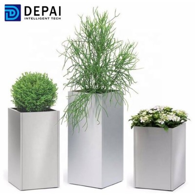 Stainless Steel Large Cylindrical Plant Pot Grant Flower Pots Planter Price